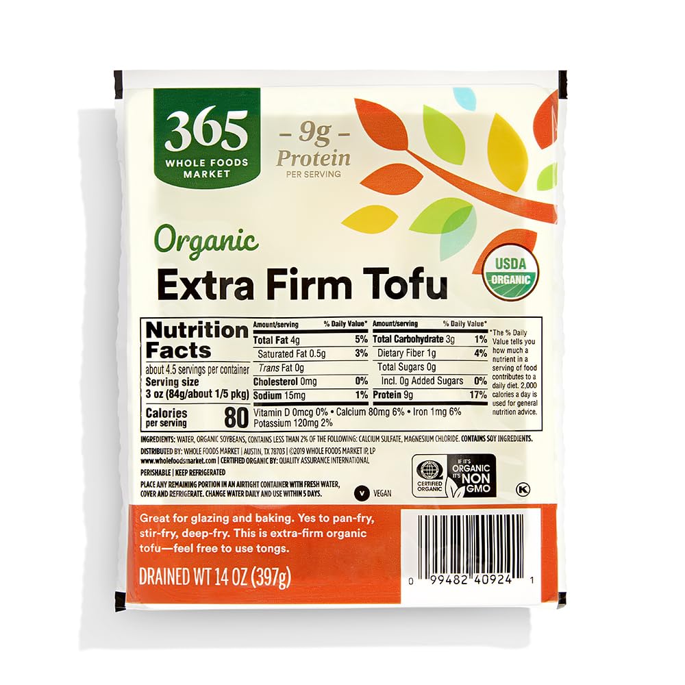 365 by Whole Foods Market, Organic Extra Firm Tofu, 14 oz