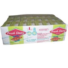 Fresh Dairy Vanilla Flavored Milk Carton *12Pcs - 250ml