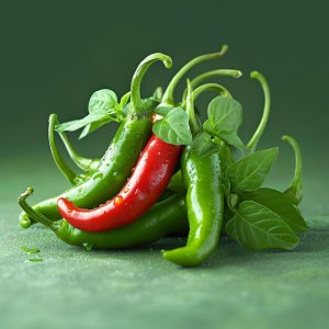 Tropical Heat Organic Premium Sun Dried Green Chillies - Medium (500g) - Bulk