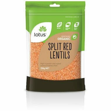 Organic Fresh Red Lentils (250g)
