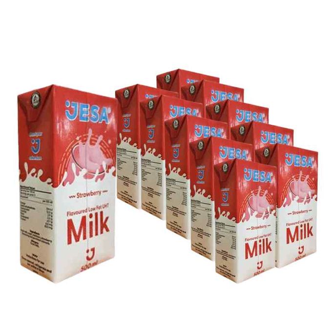 Share this product    JESA Pack of 12 Strawberry Flavoured Milk -200ml Brand: JESA | Similar products from JESA