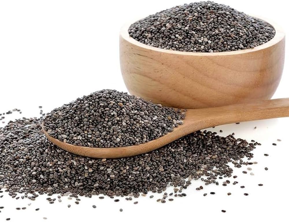 SeedMaster Grade A Premium Farm Fresh Raw Chia Seeds - Medium (500g)