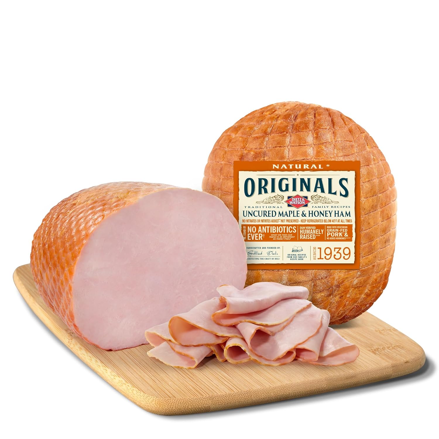Dietz & Watson, Uncured Maple and Honey Ham