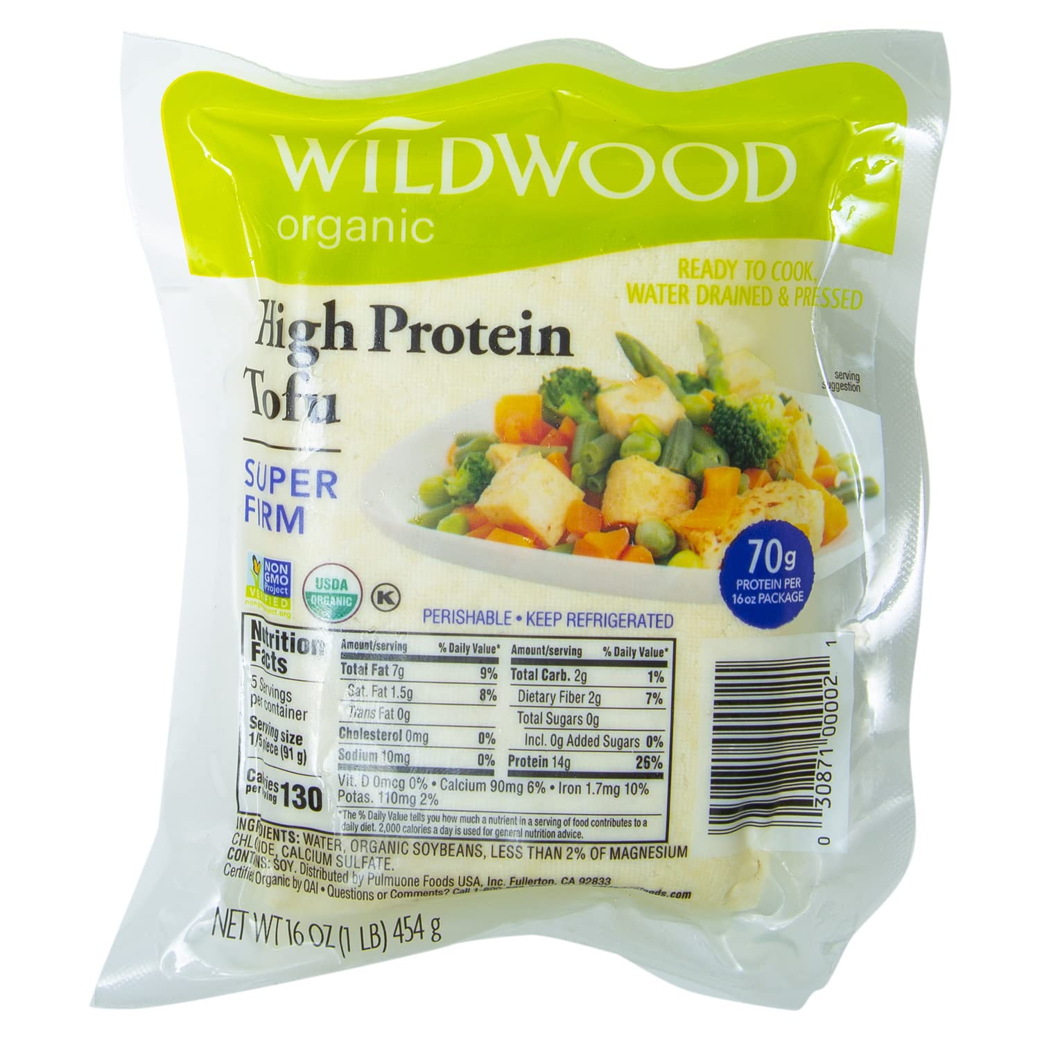 Wildwood, Organic Sproutofu, Super Firm, 16 oz