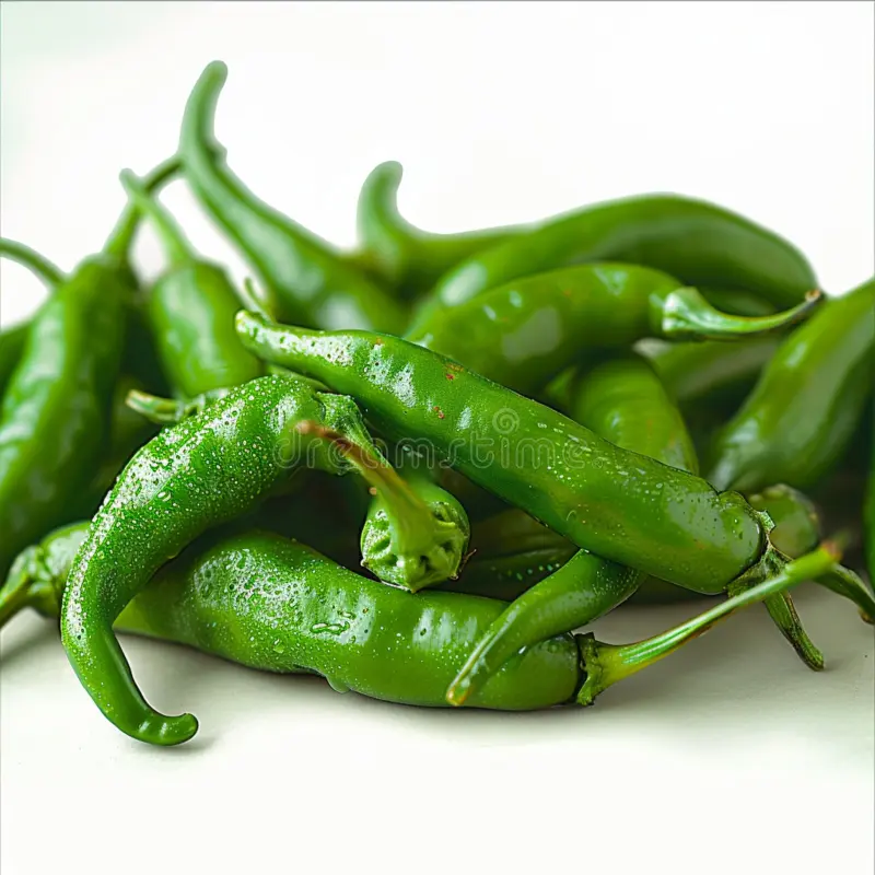 Tropical Heat Organic Premium Dried Green Chillies - Medium (500g) - Bulk